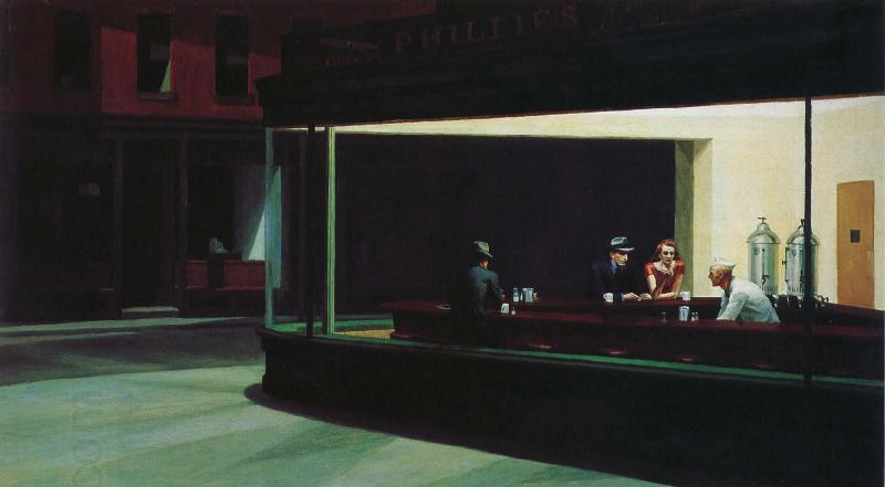 edward hopper Nightlife oil painting picture